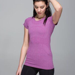 Lululemon Women's Run: Swiftly Tech Short Sleeve Crew - Purple